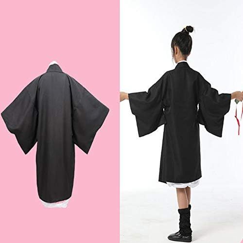  할로윈 용품Nanrui Trade. Tanjirou Kamado kids Kimono Hallowee Kochou Shinobu Uniform Cloak Boys Cosplay Costumes