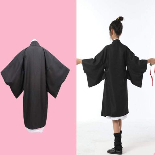  할로윈 용품Nanrui Trade. Tanjirou Kamado kids Kimono Hallowee Kochou Shinobu Uniform Cloak Boys Cosplay Costumes