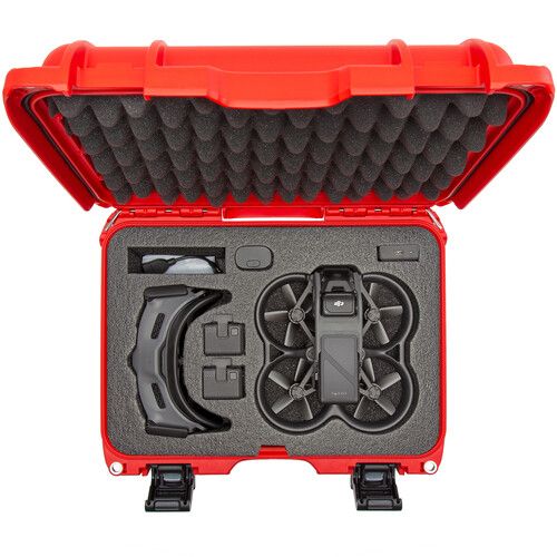  Nanuk Hard Case with Insert for DJI Avata FPV, Goggles & Controller (Red)