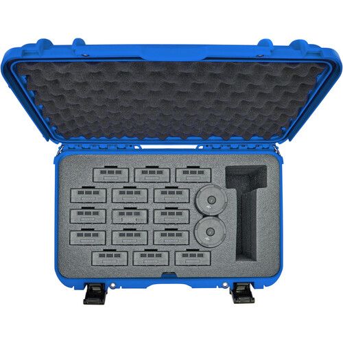  Nanuk 935 Wheeled Hard Battery Case for DJI Inspire 2 Drone (Blue)