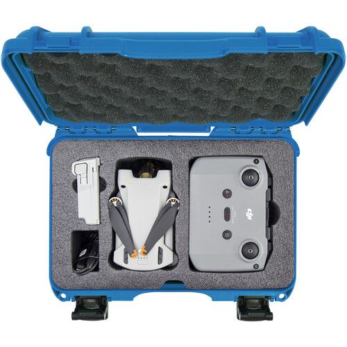  Nanuk 909 Waterproof Hard-Shell Case for DJI Mini 3 Pro & RC-N1 Remote (Blue)