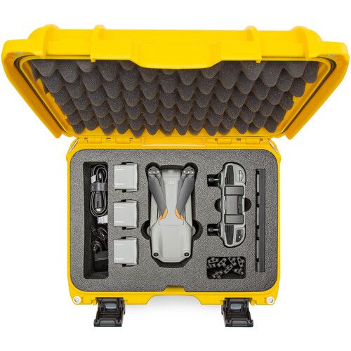  Nanuk 915 Waterproof Hard Case with Insert for DJI Air 2S Fly More Combo (Yellow)