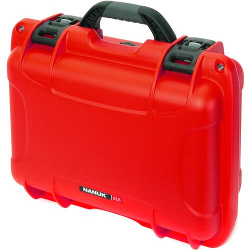  Nanuk 915 Hard-Shell Case for DJI Mini 3/Mini 4 Pro Fly More Combo (Red)