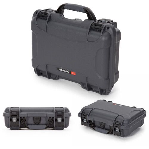  Nanuk 909 Waterproof Hard-Shell Case for DJI Mini 3 Pro & RC-N1 Remote (Graphite)