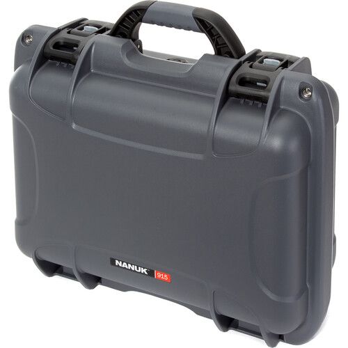  Nanuk 915 Hard-Shell Case for DJI Mini 3/Mini 4 Pro Fly More Combo (Graphite)