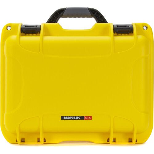  Nanuk 915 Hard-Shell Case for DJI Mini 3/Mini 4 Pro Fly More Combo (Yellow)