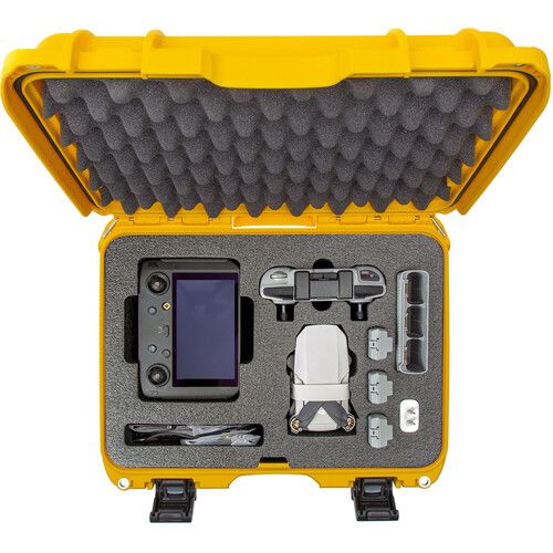  Nanuk 920 Hard-Shell Carrying Case for DJI Mavic Mini 2 with Smart Controller (Yellow)