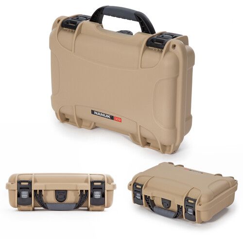  Nanuk 909 Waterproof Hard-Shell Case for DJI Mini 3 Pro & RC-N1 Remote (Tan)