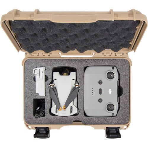  Nanuk 909 Waterproof Hard-Shell Case for DJI Mini 3 Pro & RC-N1 Remote (Tan)