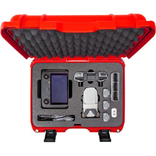  Nanuk 920 Hard-Shell Carrying Case for DJI Mavic Mini 2 with Smart Controller (Red)