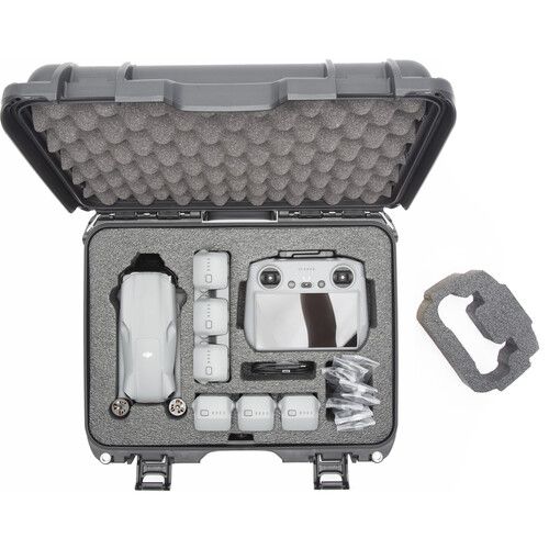  Nanuk 920 Hard-Shell Case for DJI Air 3 Pro Fly More Combo (Graphite)