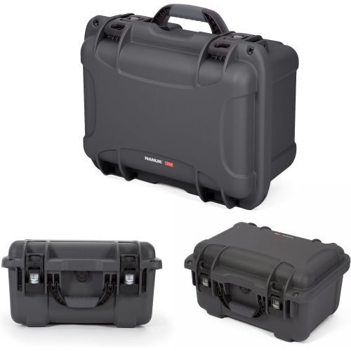  Nanuk 918 Waterproof Hard Carrying Case with Pick and Pluck Foam Insert - Graphite