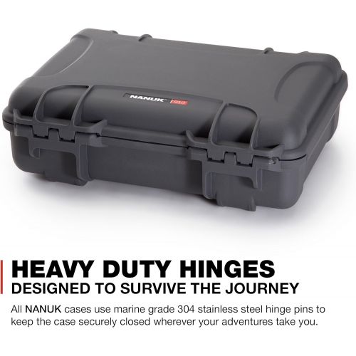  Nanuk 910 Waterproof Hard Case Empty - Graphite