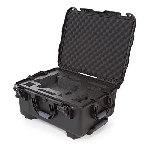 Nanuk Ronin M Waterproof Hard Case with Wheels and Custom Foam Insert for DJI Ronin M Gimbal Stabilizer Systems - Black