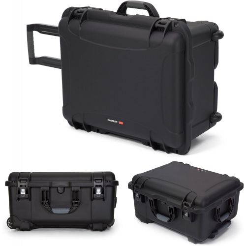  Nanuk Ronin M Waterproof Hard Case with Wheels and Custom Foam Insert for DJI Ronin M Gimbal Stabilizer Systems - Black