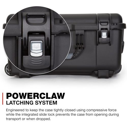  Nanuk Ronin M Waterproof Hard Case with Wheels and Custom Foam Insert for DJI Ronin M Gimbal Stabilizer Systems - Black