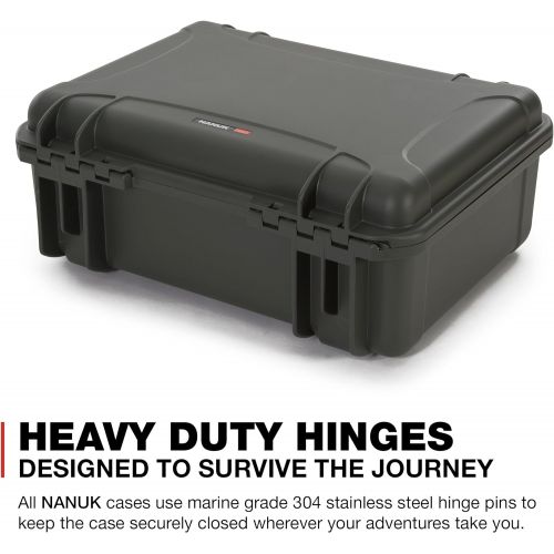  Nanuk 940 Ronin M Waterproof Hard Case with Custom Foam Insert for DJI Ronin M Gimbal Stabilizer System - Olive