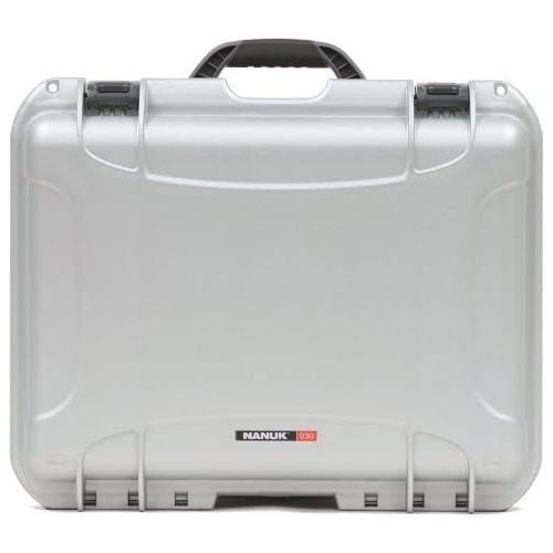  Nanuk 930 Waterproof Hard Case with Foam Insert - Silver