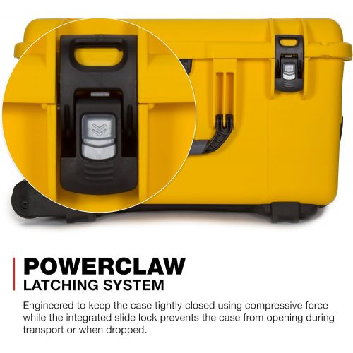  Nanuk 960 Waterproof Hard Case with Wheels Empty - Yellow