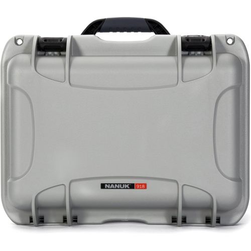  Nanuk 918 Waterproof Hard Carrying Case Empty - Polypropylene - Silver