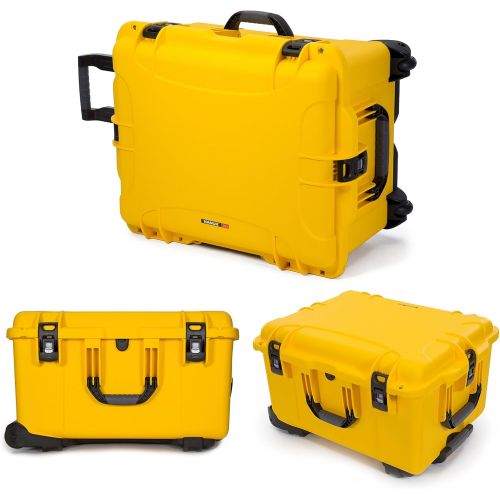  Nanuk 960 Waterproof Hard Case with Foam Insert for URSA PRO w/Wheels - Yellow