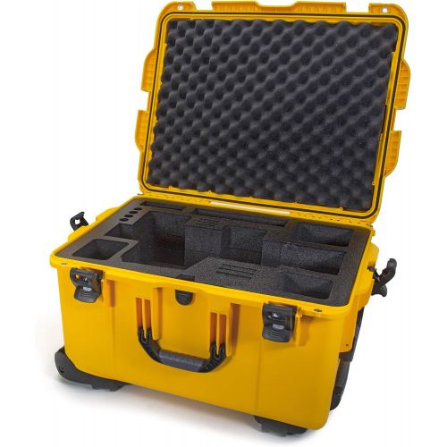  Nanuk 960 Waterproof Hard Case with Foam Insert for URSA PRO w/Wheels - Yellow