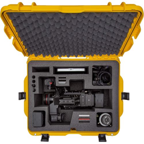  Nanuk 960 Waterproof Hard Case with Foam Insert for URSA PRO w/Wheels - Yellow