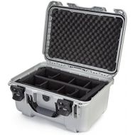 Nanuk 918 Waterproof Hard Carrying Case with Padded Dividers - Silver