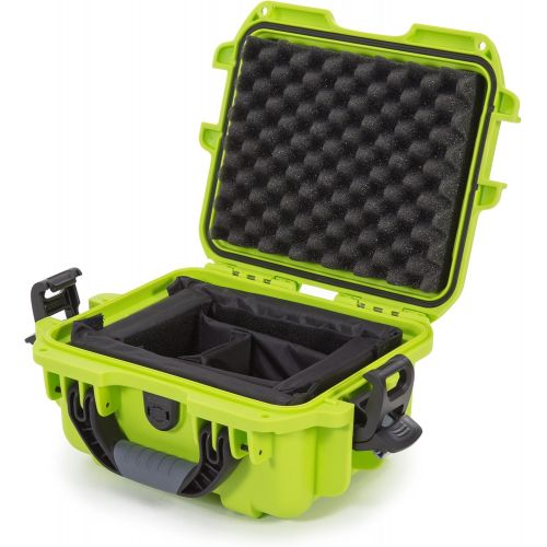  Nanuk 905 Waterproof Hard Case with Padded Dividers - Lime