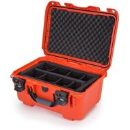 Nanuk 918 Waterproof Hard Carrying Case with Padded Dividers - Orange