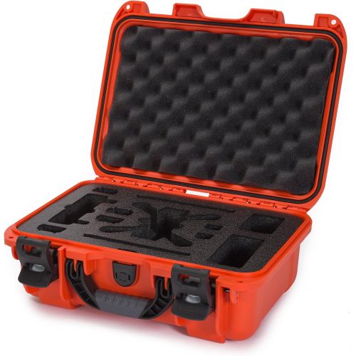  Nanuk 915 Waterproof Hard Drone Case with Custom Foam Insert for DJI Spark Flymore - Orange