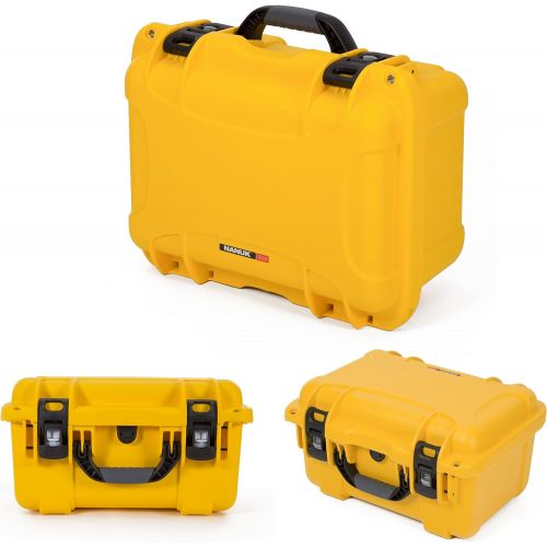  Nanuk 918 Waterproof Hard Carrying Case with Pick and Pluck Foam Insert - Yellow