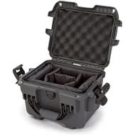 Nanuk 908 Waterproof Hard Case with Padded Divider - Graphite