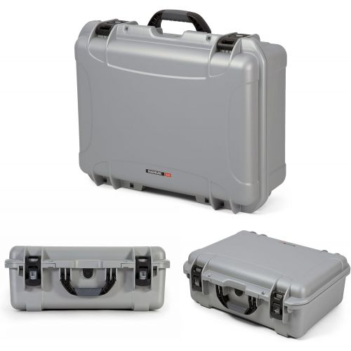  Nanuk 940 Waterproof Hard Case with Padded Dividers - Silver