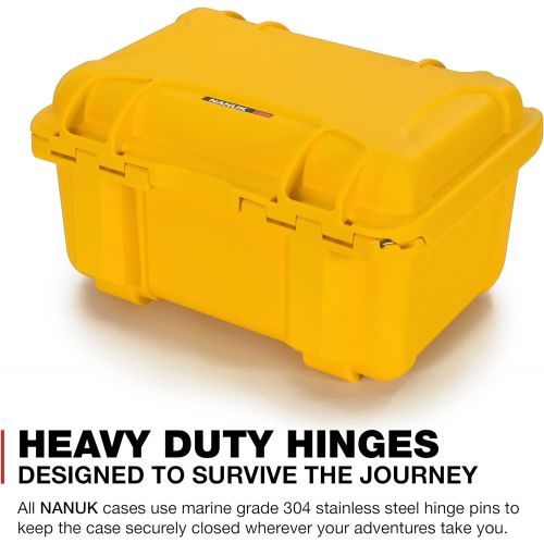  Nanuk 918 Waterproof Hard Carrying Case Empty - Polypropylene - Yellow