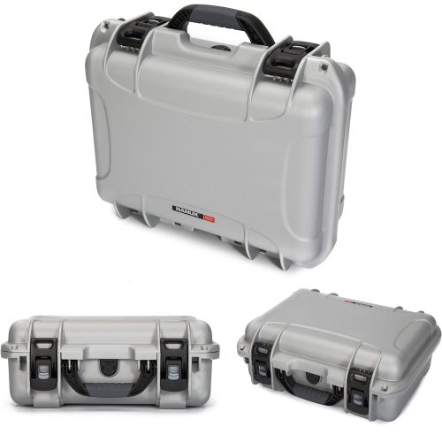  Nanuk 920 Waterproof Hard Case with Padded Dividers - Silver