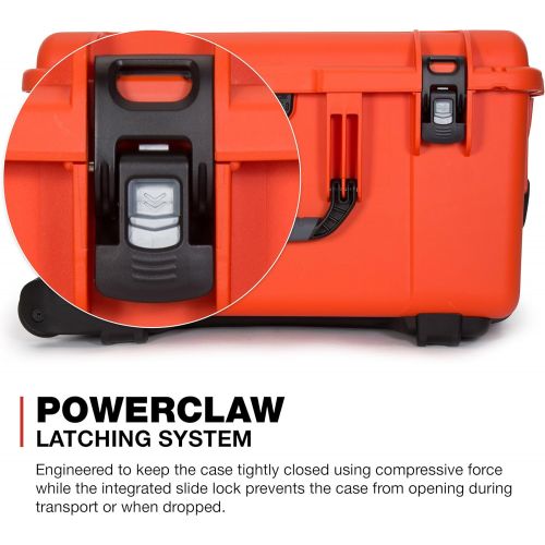  Nanuk 960 Waterproof Hard Case with Wheels Empty - Orange