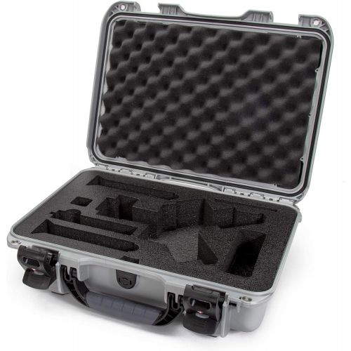  Nanuk 923 Ronin S Waterproof Hard Case with TSA Approved Travel Lock Latches, Custom Foam Insert for DJI Ronin-S Gimbal Stabilizer System - Silver