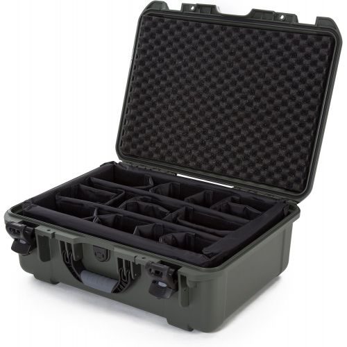  Nanuk 940 Waterproof Hard Case with Padded Dividers - Olive