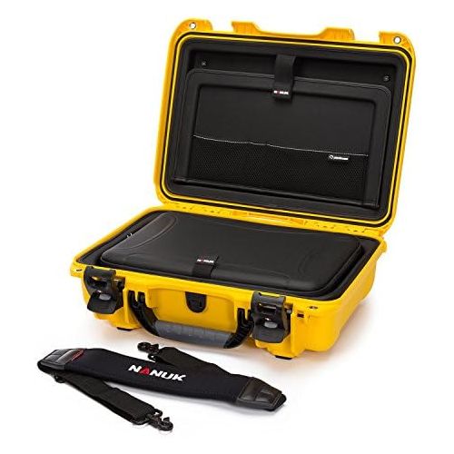  Nanuk 923 Hard Camera Case with Laptop Insert Kit, Yellow (923-LK04)