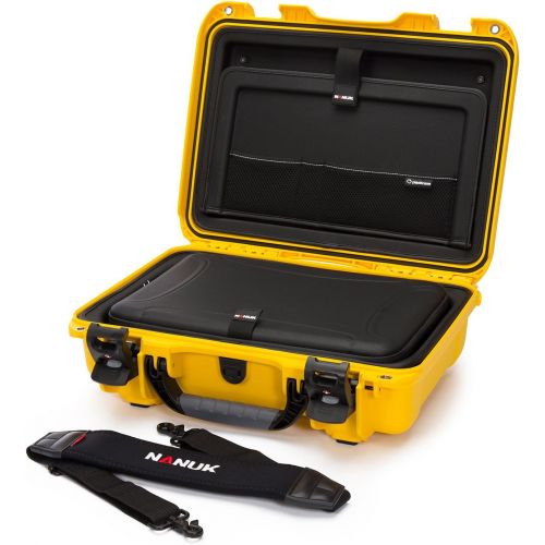  Nanuk 923 Hard Camera Case with Laptop Insert Kit, Yellow (923-LK04)