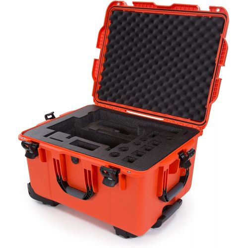  Nanuk Ronin MX Waterproof Hard Case with Wheels and Custom Foam Insert for Ronin MX Gimbal Stabilizer Systems - Orange