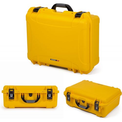  Nanuk 940 Ronin M Waterproof Hard Case with Custom Foam Insert for DJI Ronin M Gimbal Stabilizer System - Yellow