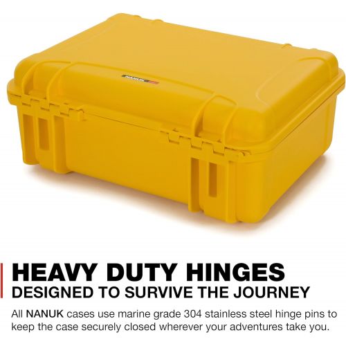  Nanuk 940 Ronin M Waterproof Hard Case with Custom Foam Insert for DJI Ronin M Gimbal Stabilizer System - Yellow