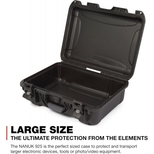  Nanuk 925 Waterproof Hard Case Empty - Black