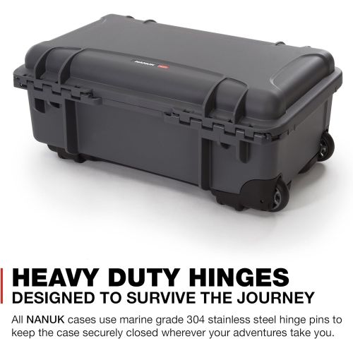  Nanuk 935 Waterproof Carry-On Hard Case with Wheels Empty