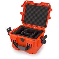 Nanuk 908 Waterproof Hard Case with Padded Divider - Orange