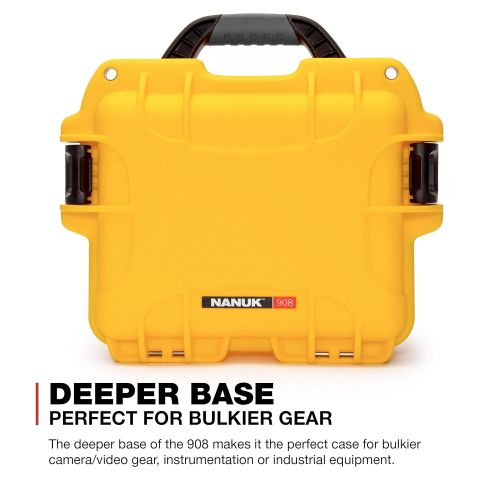  Nanuk 908 Waterproof Hard Case - Yellow