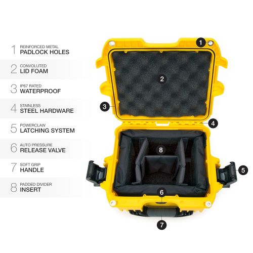  Nanuk 908 Waterproof Hard Case - Yellow