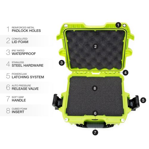  Nanuk 908 Waterproof Hard Case - Yellow